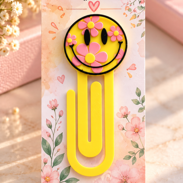 مشبك للأوراق Happy Face صغير